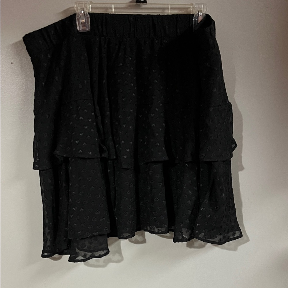 Torrid 3 Heart ruffle skirt